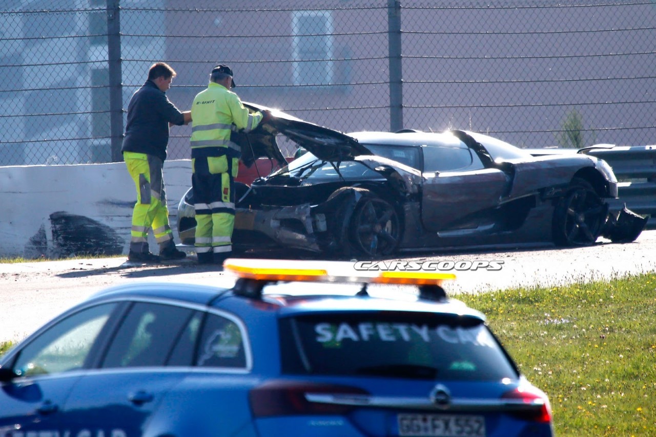 Crash : un prototype de Koenigsegg accidenté au Nürburgring