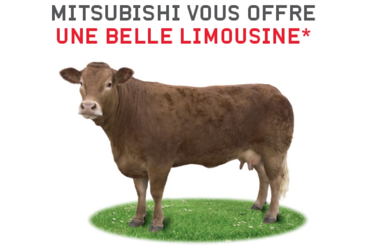 Achetez un pick up L200, repartez avec une vache !