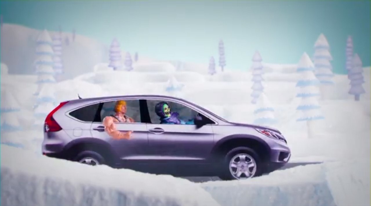 Publicité : Musclor et Skeletor roulent pour Honda
