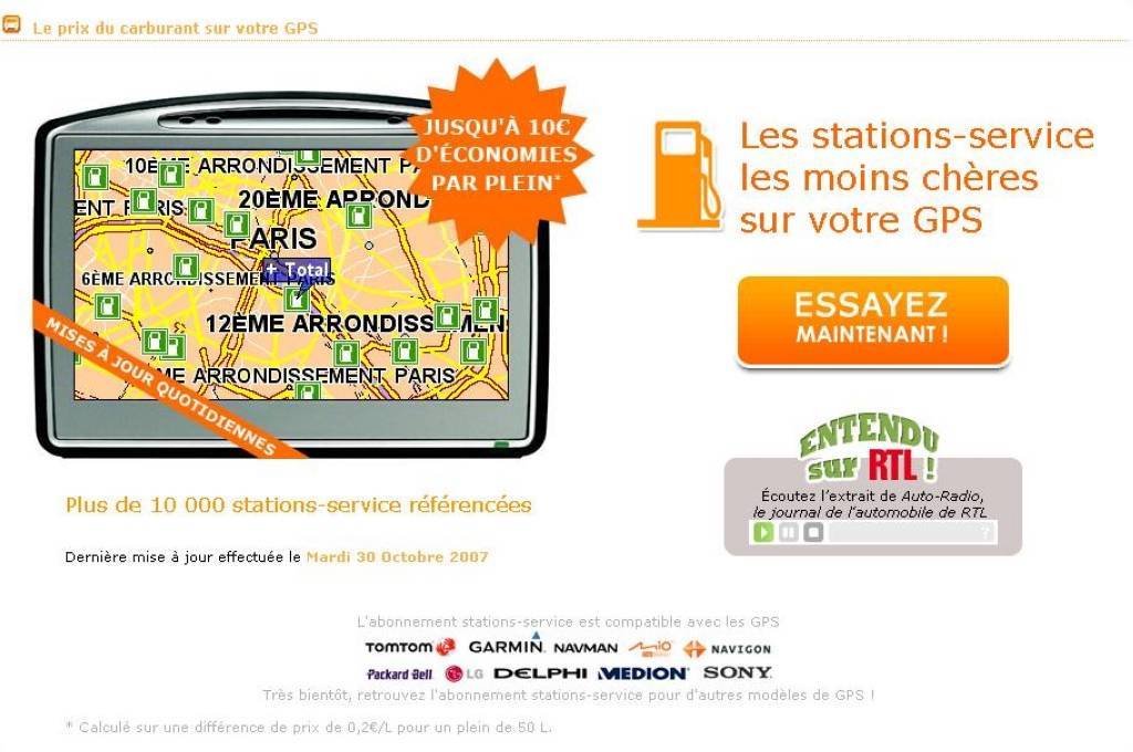 Laissez-vous guider vers la station la moins chère !