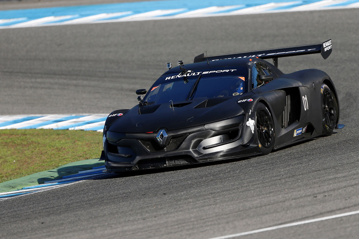 Renault Sport R.S. 01 : premiers tours de piste publics