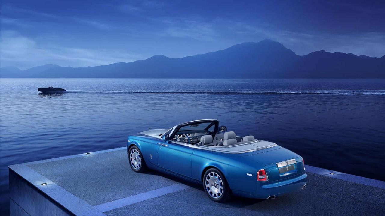 Rolls Royce Phantom Drophead Coupé Waterspeed, la belle bleue
