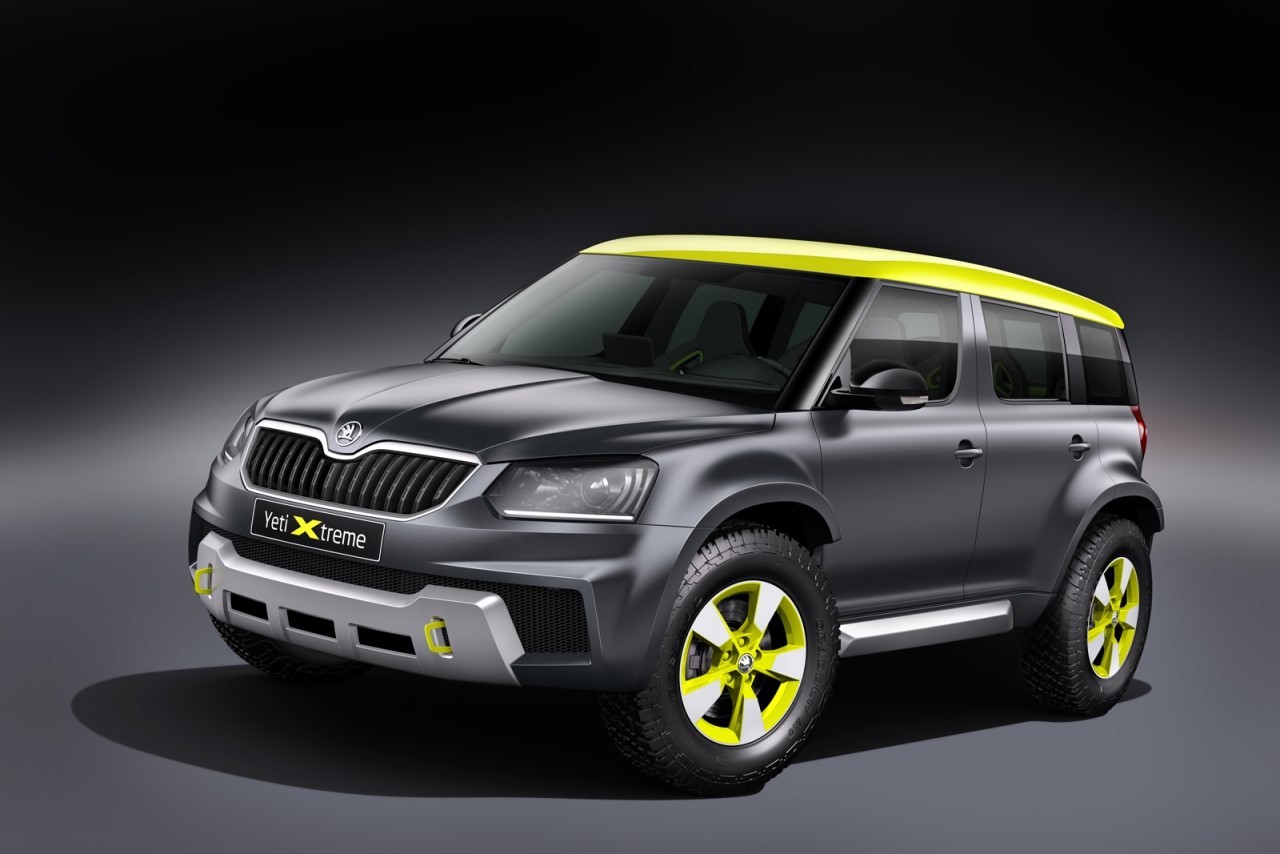 Skoda Yeti Xtreme Concept : paré pour l'aventure
