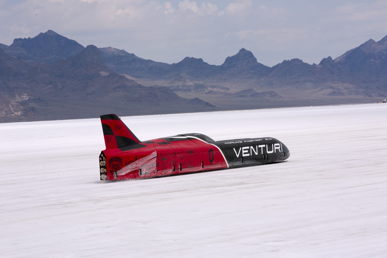 Record du monde de vitesse électrique : Venturi pas verni