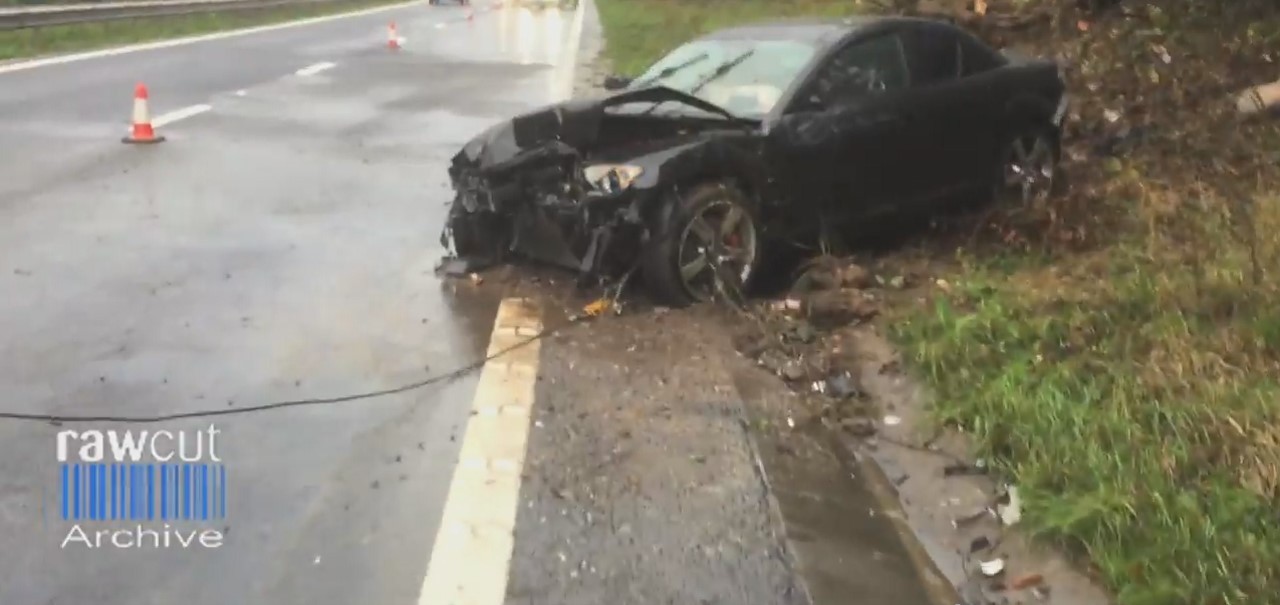 Vidéo : un crash en Mazda RX-8 comme si vous y étiez