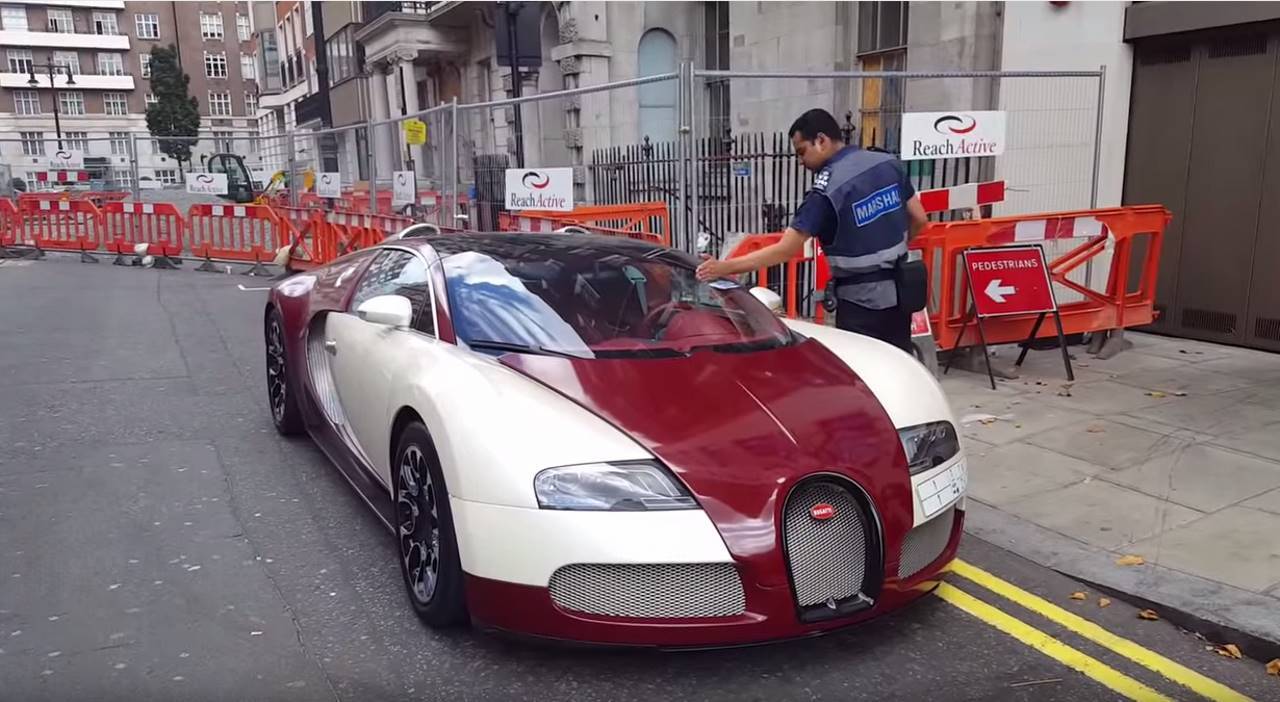 Vidéo : une magnifique Bugatti Veyron n'échappe pas à la verbalisation