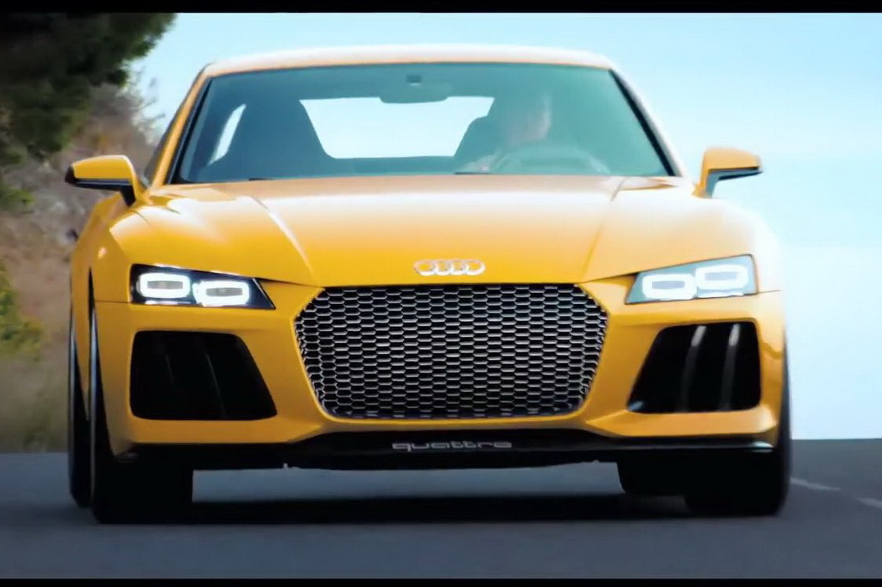 Une vidéo de l'Audi Sport quattro concept en guise de cadeau