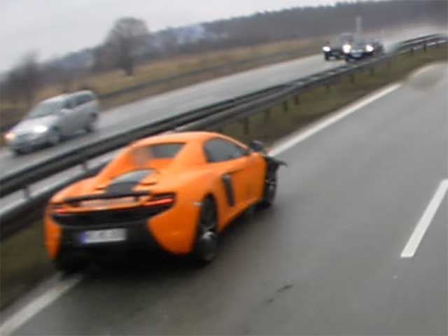 Vidéo : il plante sa McLaren sans raison apparente