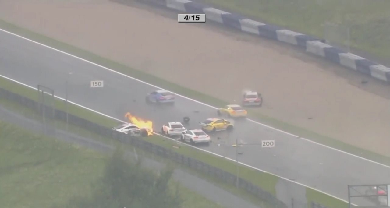 Vidéo : le crash du week-end en Audi Sport TT Cup