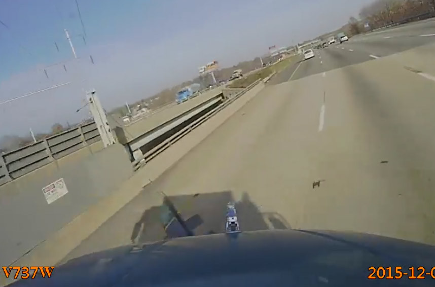 Le crash d'un camion, vu de l'intérieur