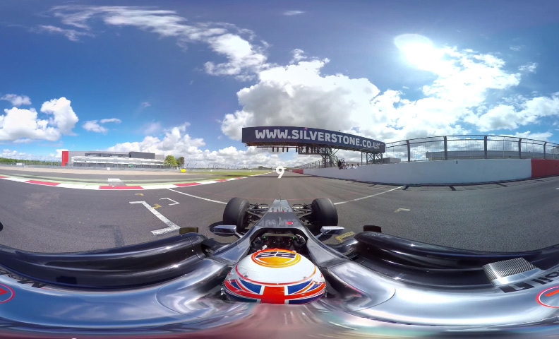 Vidéo 360 : les images du duel F1 vs McLaren 650s