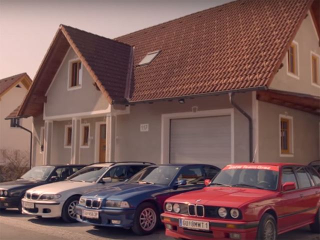 Une famille un peu trop fan de BMW