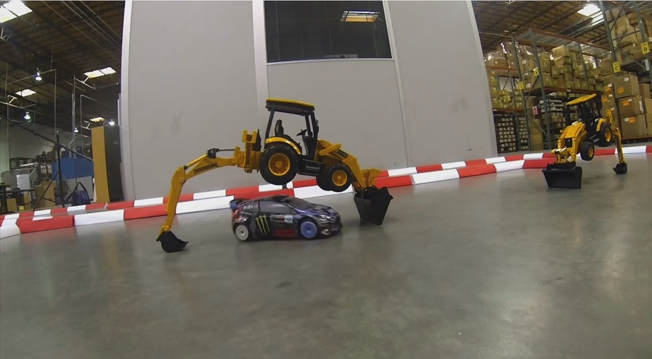 Le Gymkhana 6 de Ken Block reproduit en miniature