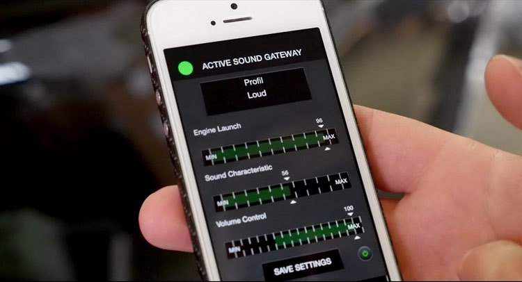 Une application pour tuner l'échappement d'une BMW