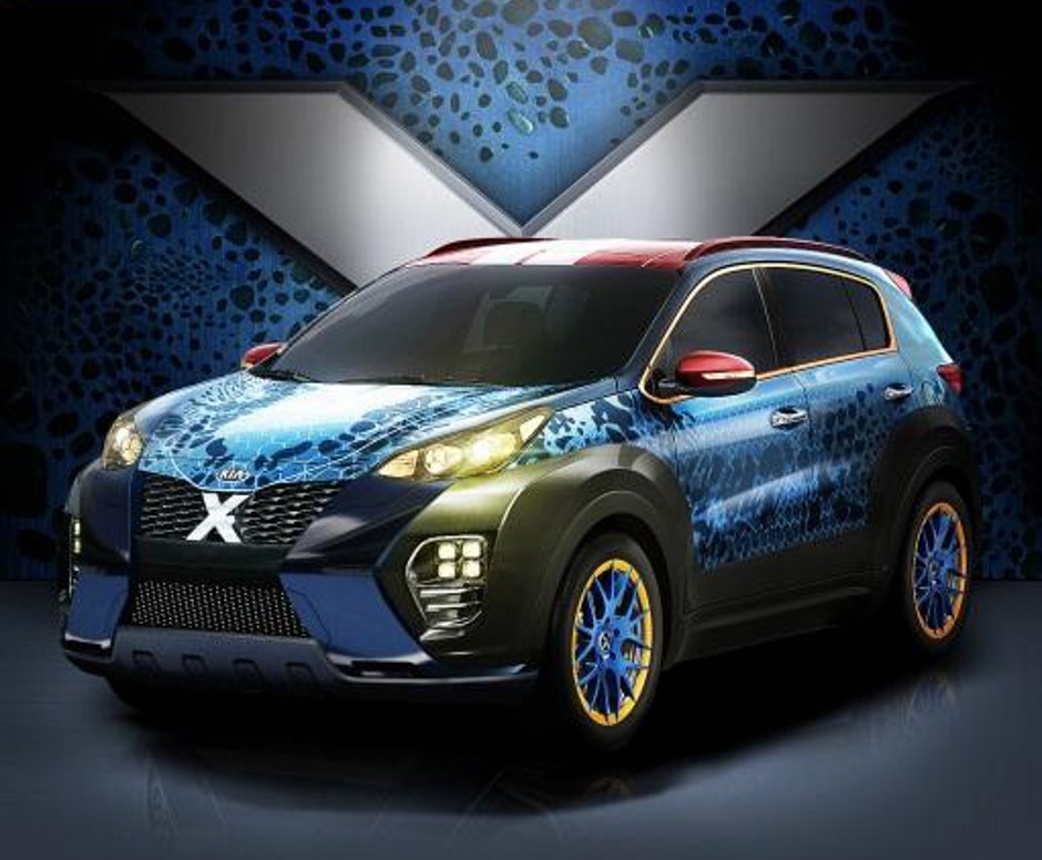 Kia saccage son Sportage en hommage aux X-Men