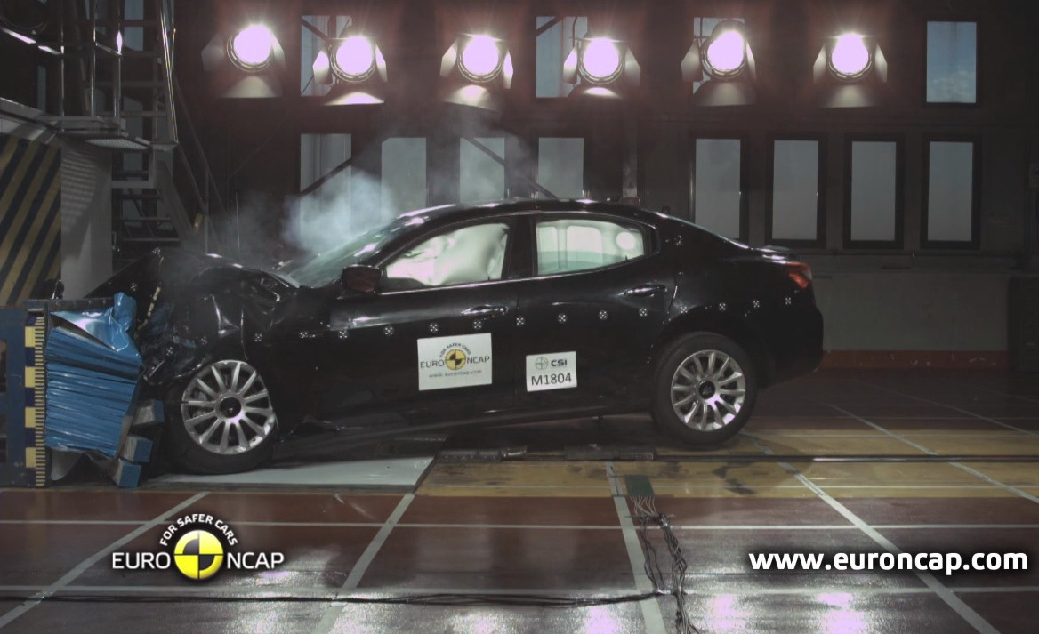 Maserati Ghibli : 5 étoiles au crash-test de l'Euro NCAP