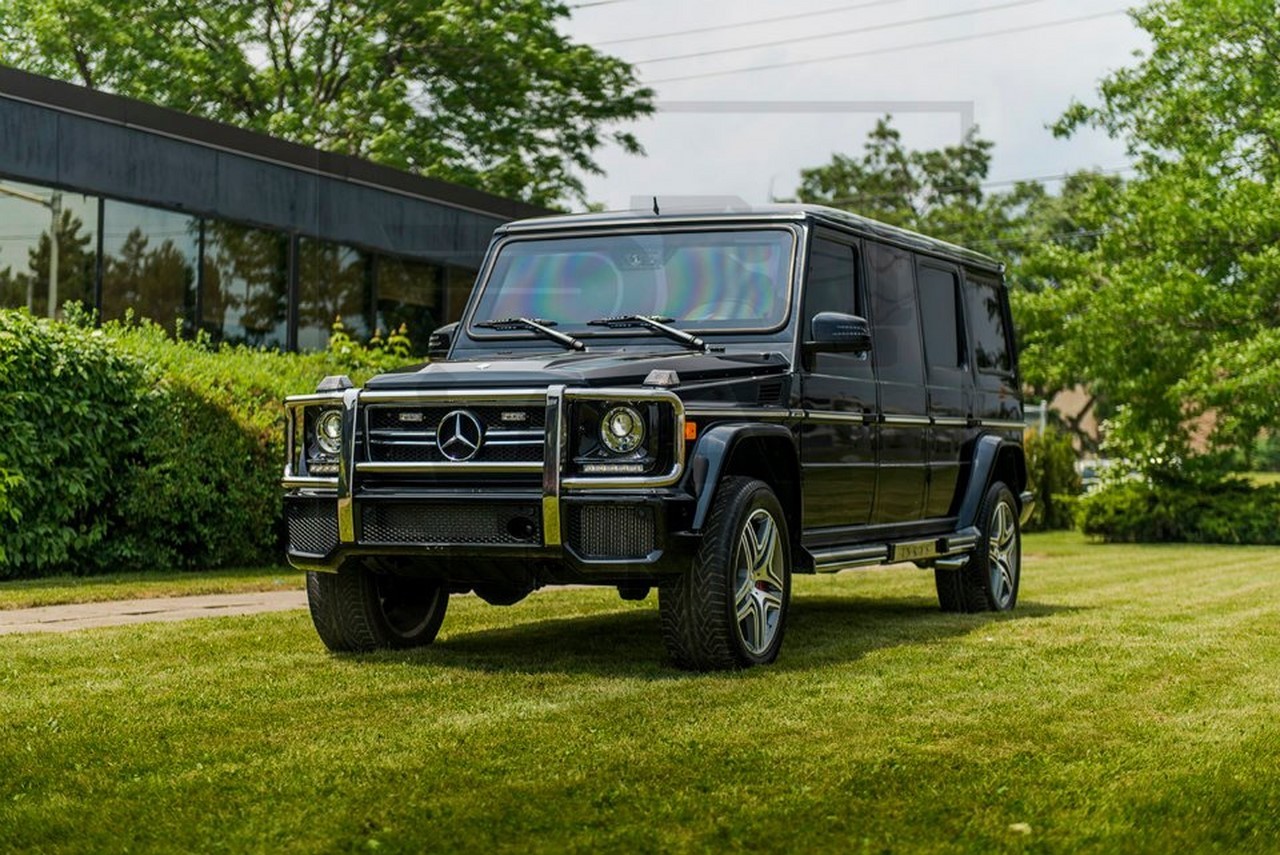 Inkas revisite le Mercedes G 63 AMG en version limousine blindée