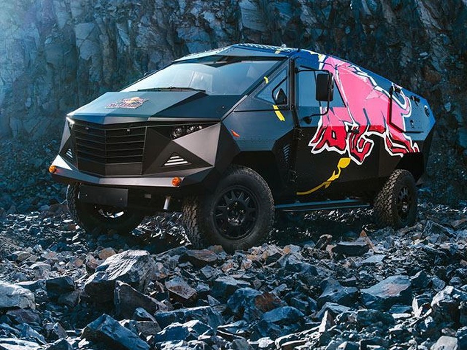 Insolite : un blindé signé Red Bull