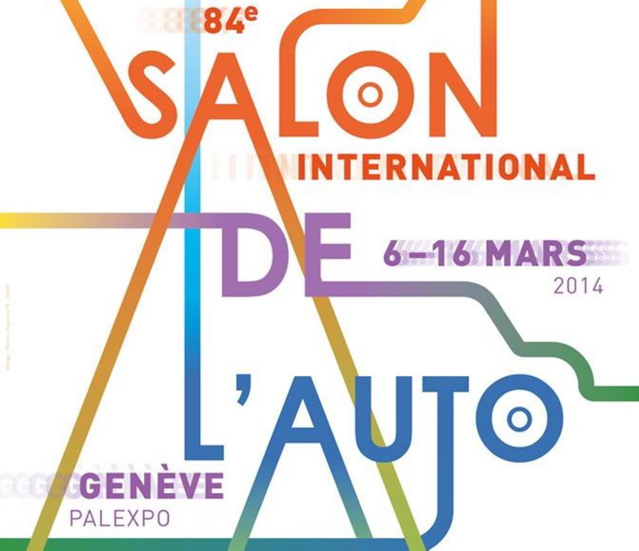 Salon de Genève : l'affiche de l'édition 2014 dévoilée