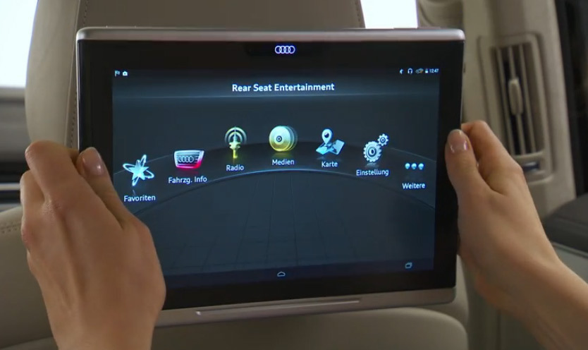 Vidéo : démonstration de la première tablette signée Audi