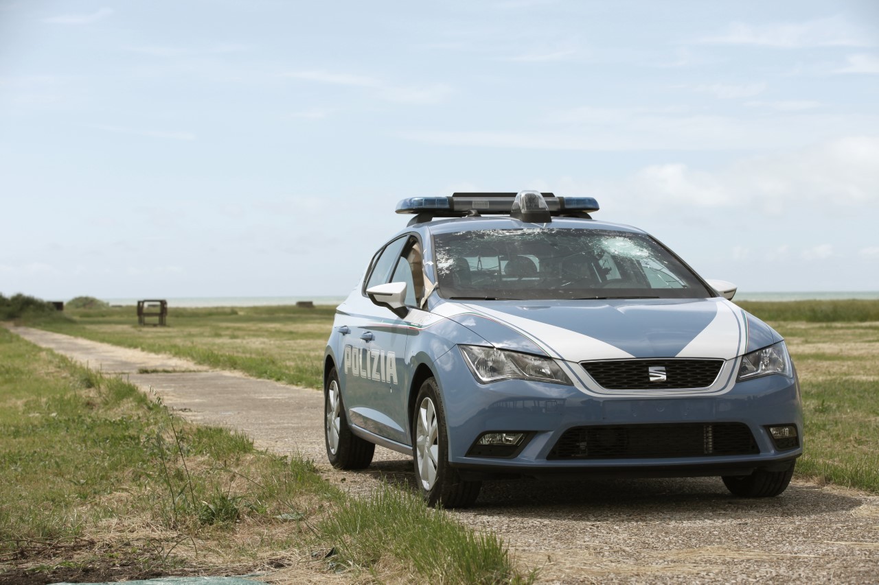 La Seat Leon de la police italienne soumise à l'épreuve des balles