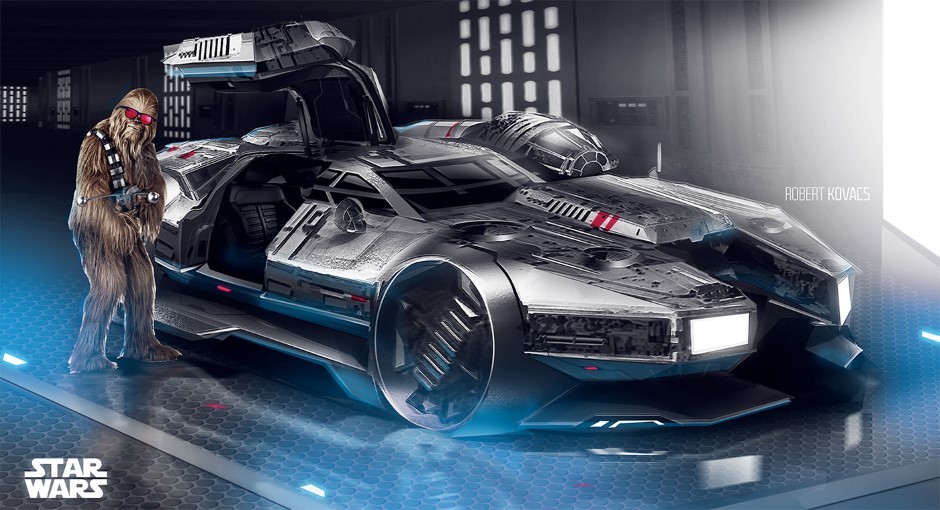 Star Wars : le Faucon Millenium version voiture