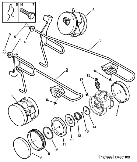 Схема задней подвески ситроен ксантия - фото