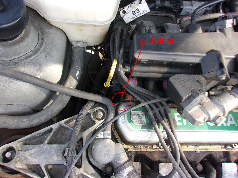 groooooooosse fuite de liquide de refroidissement! Ford Fiesta Essence Auto Evasion