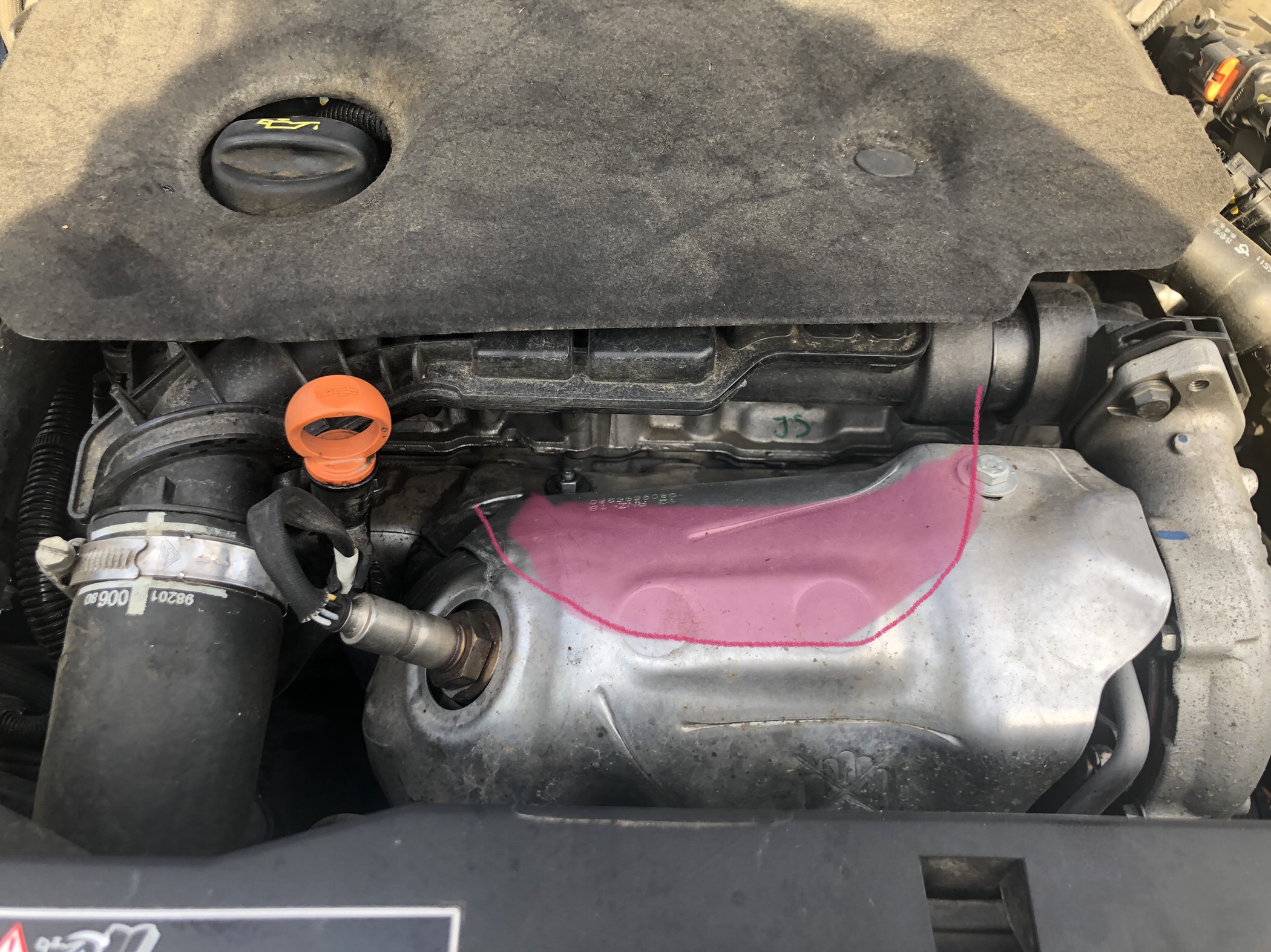 la première peigne Chasser huile moteur peugeot 308 oignon tourner secouer