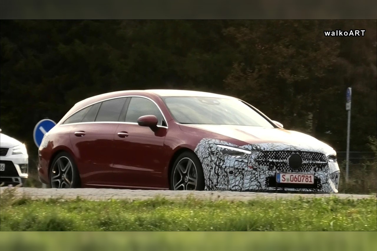 Scoop. La Mercedes CLA Shooting Brake restylée déjà en vidéo