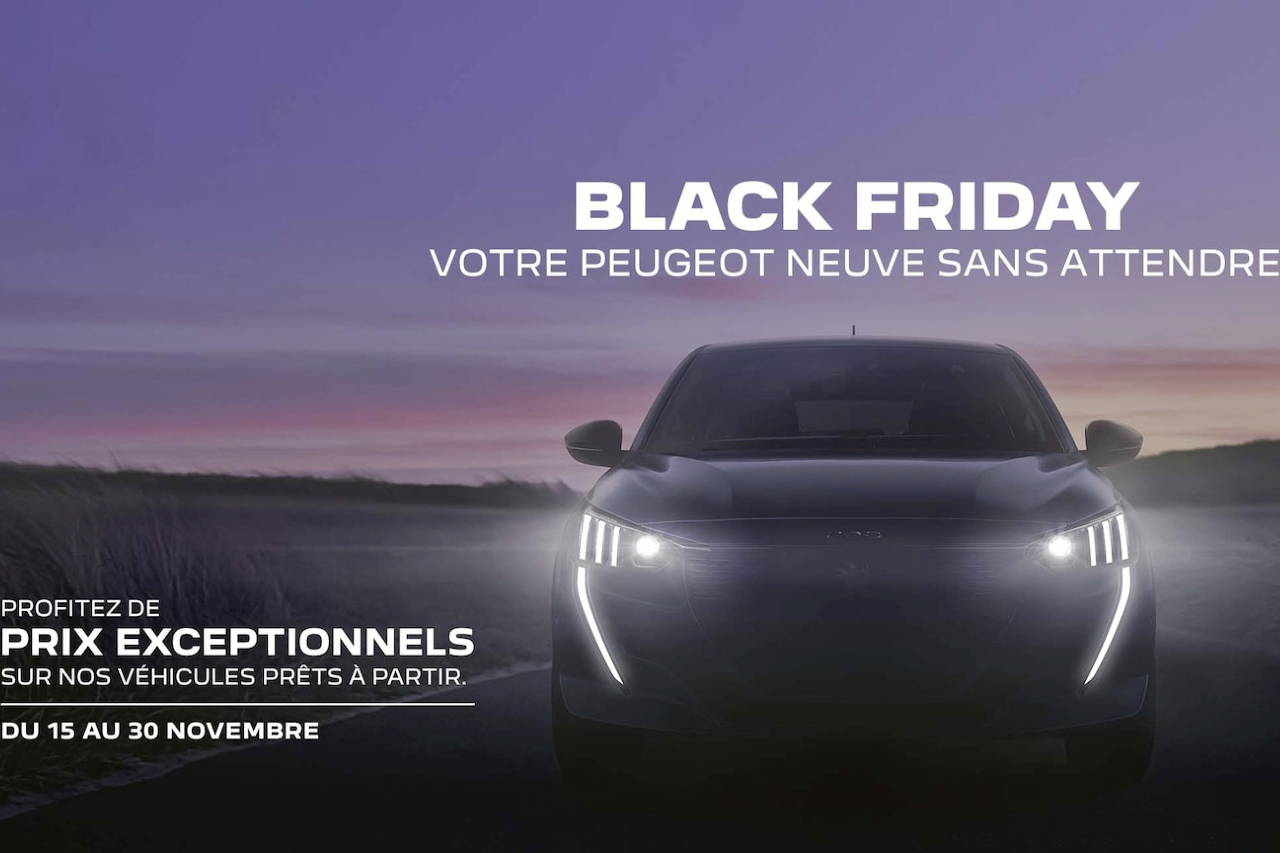 Photo Black Friday Peugeot Black Friday 2023. Les offres des