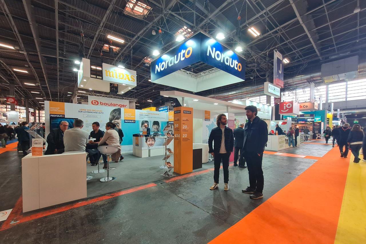 Photo 3 Stands Midas et Norauto au salon Franchise Expo Paris 2023