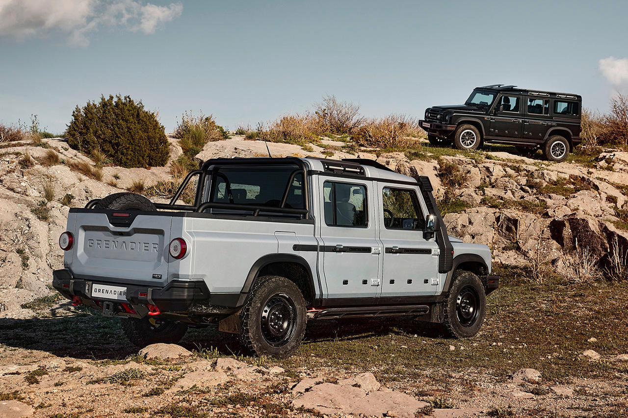 Photo 8 - L arrière du pick-up découvert. - Ineos Grenadier Quatermaster. Le pick-up XXL