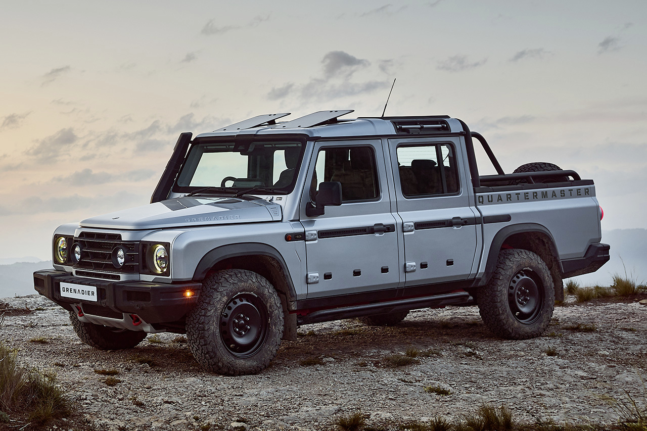 Ineos Grenadier Quatermaster. Le pick-up XXL britannique dévoilé à Goodwood
