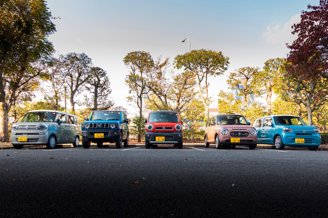 Suzuki propose toute une gamme de kei cars au Japon.