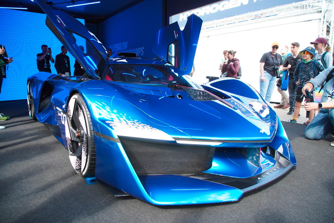 Diaporama et photos - Le prototype Alpine Alpenglow à hydrogène en ...