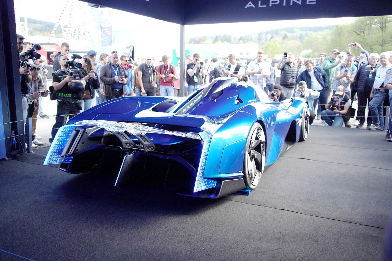 Diaporama et photos - Le prototype Alpine Alpenglow à hydrogène en ...