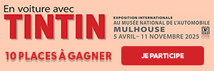 Jeu-concours L'argus x En voiture avec Tintin 2025