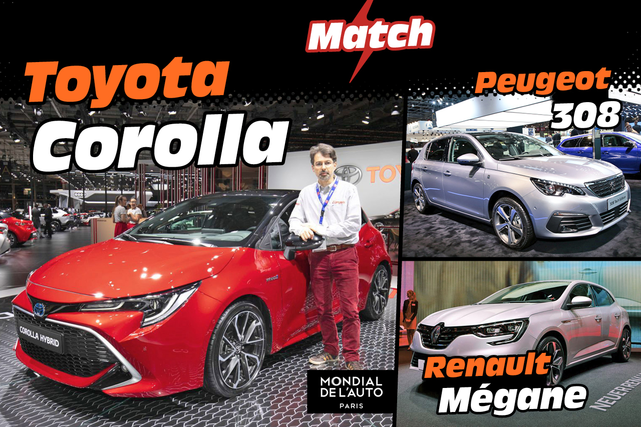 Toyota Corolla Vs Peugeot 308 Et Renault Mégane Le Match