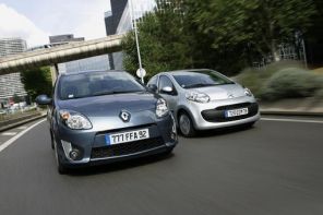La Renault Twingo face à la Citroën C1