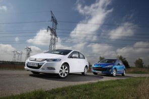 Peugeot 308 1.6 HDi 90 Confort Pack / Honda Insight 1.3 i-VTEC Elegance : L'hybride mieux que le diesel ?