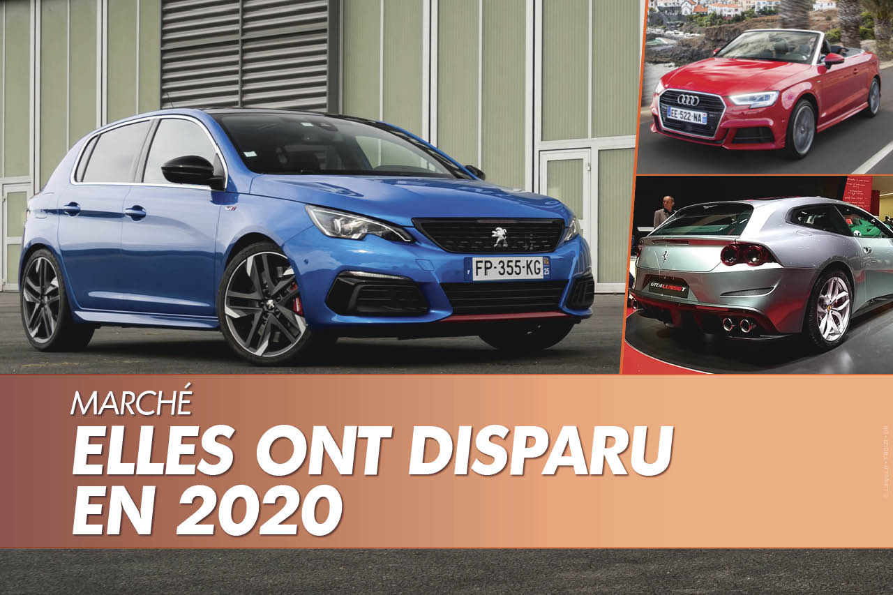 Les voitures qui ont disparu du catalogue en 2020