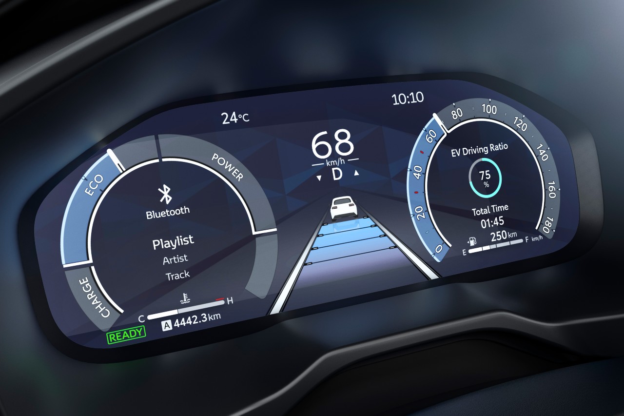 Toyota RAV4 2022 digital speedometer