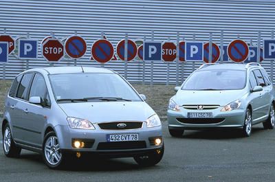 Ford Focus C Max 1 6 Tdci Peugeot 307 Sw Hdi 110 Objet De