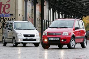 FIAT PANDA 4x4 - SUZUKI WAGON R+ 4x4
