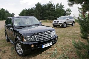 Land rover Range Rover Sport TDV6 face au Volkswagen Touareg 3.0 V6 TDI
