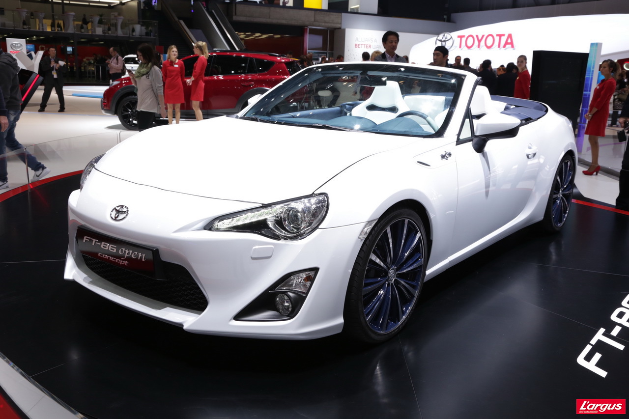 La Gt86 Cabriolet En Filigrane Salon De Geneve 2013
