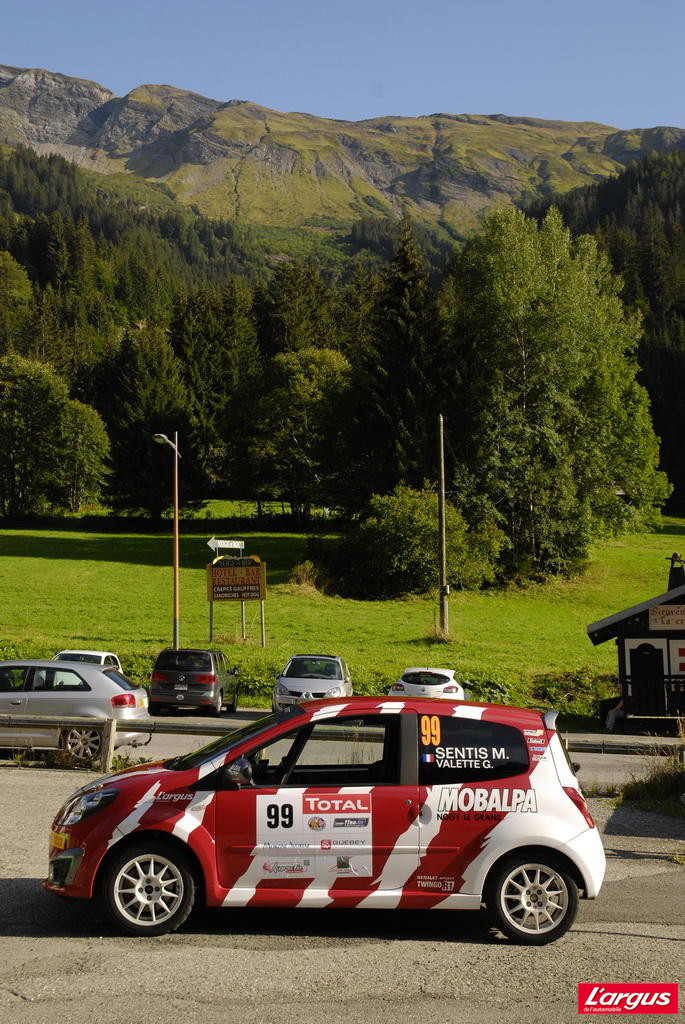 Diaporama et photos - L'argus au rallye du Mont-Blanc en Twingo R1 ...