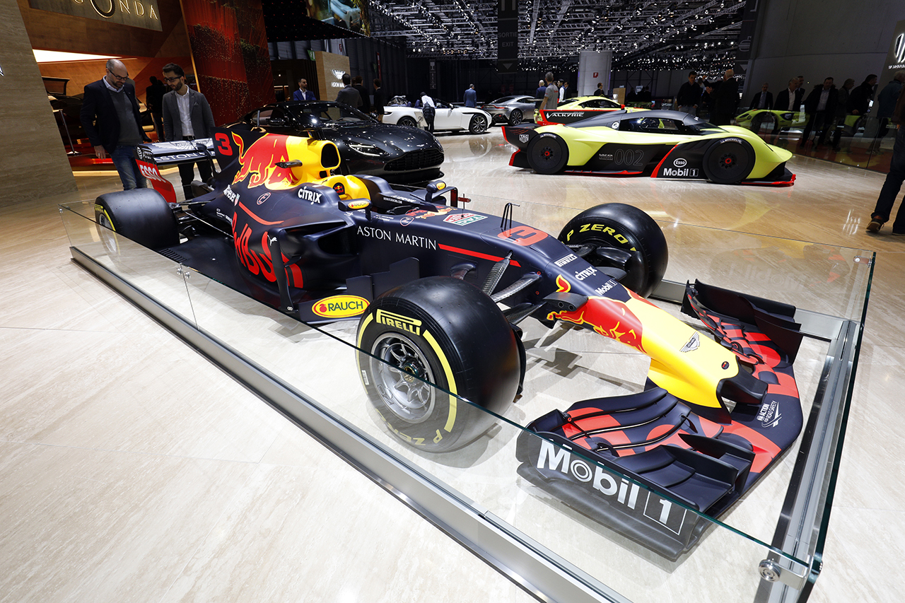 Les voitures de compétition du salon de Genève 2018 Red Bull F1 L'argus
