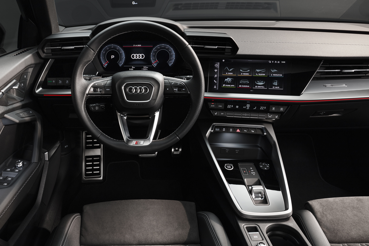 Photo 12 nouvelle audi A3 berline 2020 tableau de bord Audi A3 berline (2020) tout savoir